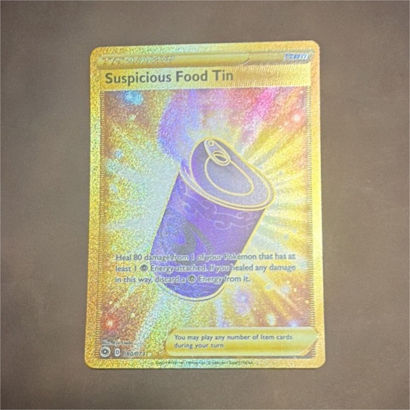 Other - Pokémon TCG Suspicious Food Tin Secret Rare Holo 80/73 Champions Path